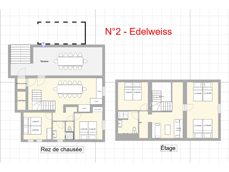 Gite "Edelweiss" 10 à 12 personnes à Pussy