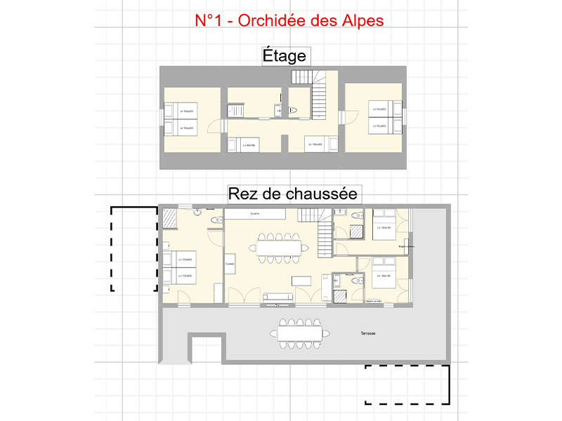 Gite "Orchidée des Alpes" 10 à 12 personnes à Pussy